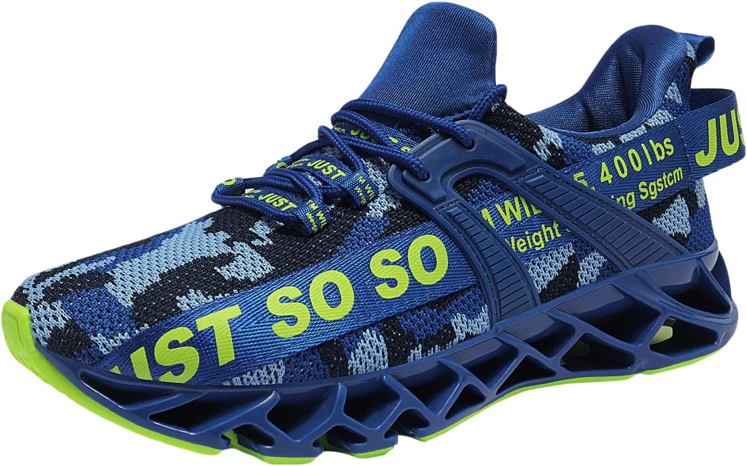 JSLEAP Mens Running Shoes Fashion Non Slip Athletic Tennis Walking Blade Sneakers