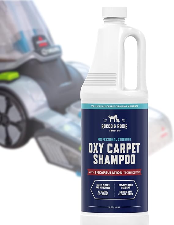 Rocco & Roxie Carpet Cleaner Solution, Pet Stain & Odor Remover