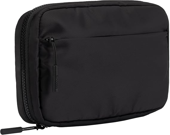Incase Nylon Accessory and Electronics Organizer Bag - Small Travel Pouch for Cords, Gadgets, Accessories, Compact Tech Bag with Faux-Fur Padded Compartment