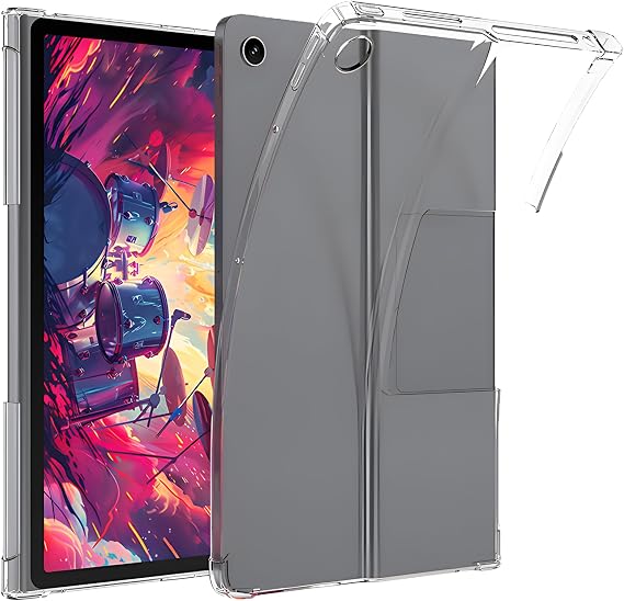 for Lenovo Tab Plus-2024 Tablet Clear Case,Slim Thin TPU Soft Skin Flexible Gel Anti-Scratch Shockproof Cases Cover Kids Friendly for Lenovo Tab Plus 11.5" Premium Entertainment Tablet(Clear)