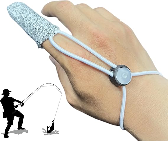 Handmade Professional Single-Finger Glove No-Slip No-Scratch Index Finger Glove Stall Shield Fishing Finger Shield for Outdoor Fishing Casting Gloves for surf Fishing Gloves Men