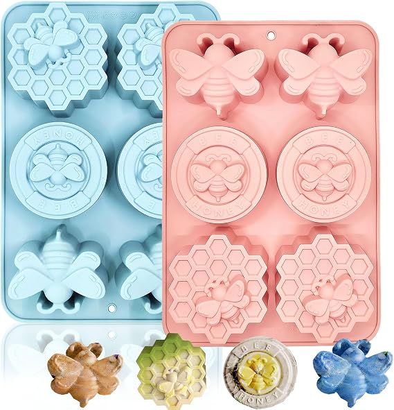 2 Pack Bee silicone mold