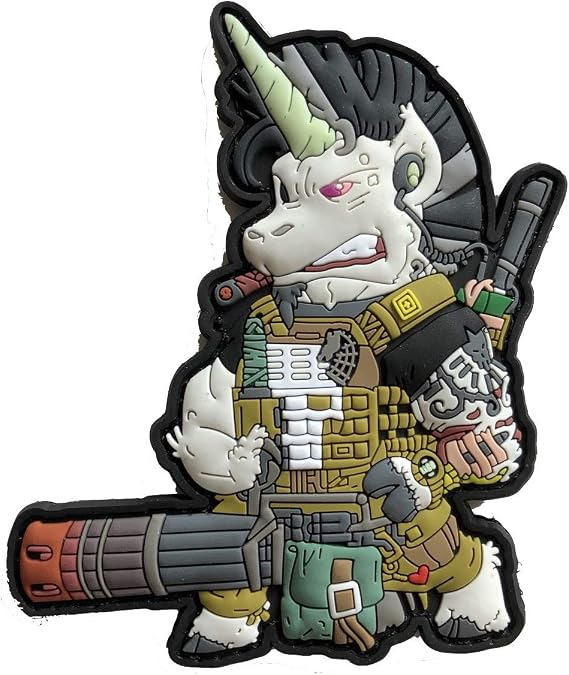 TacOpsGear Patriot Soldier Military Unicorn Veteran Patch