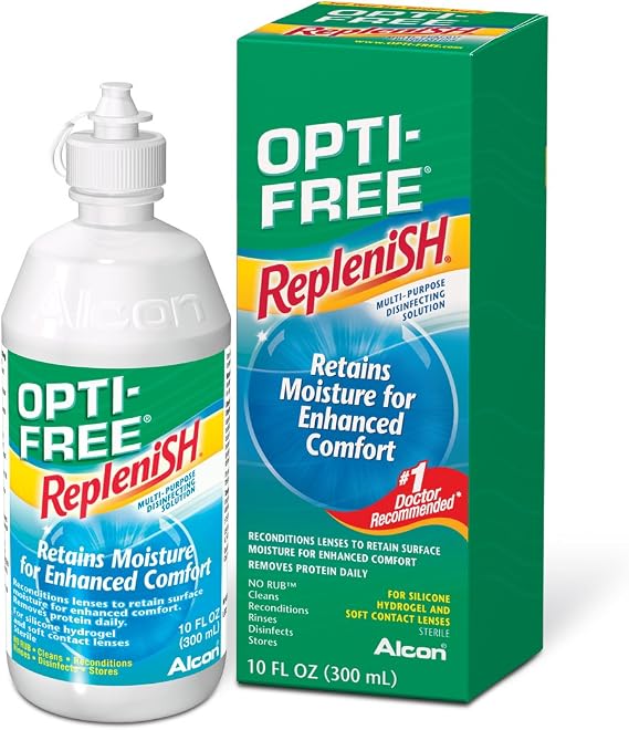 Alcon Replenish Contact Lens Solution (3 Months Pack) 2x300ml