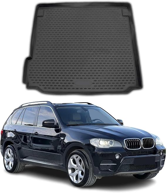 OMAC Cargo Mats Liner for BMW X5 E70 2007-2013 Rubber TPE Black 1Pc