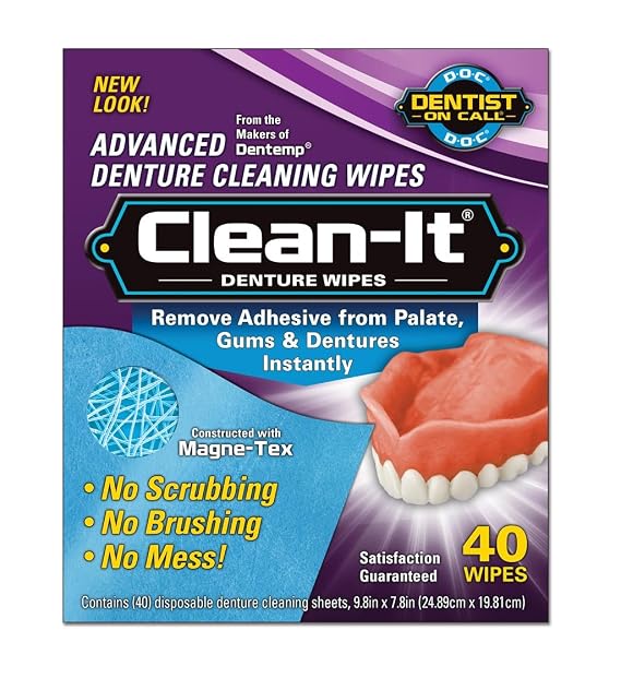 Clean-It, 40 Denture Wipes