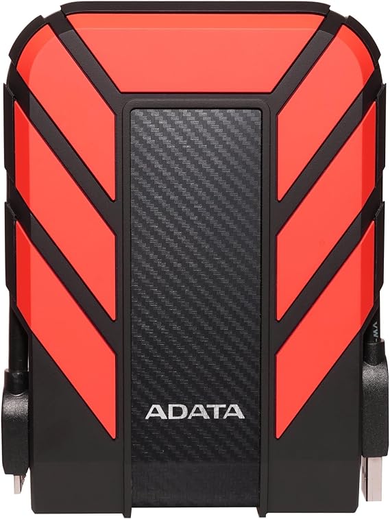 ADATA HD710 Pro External Hard Drive, Red, 2TB