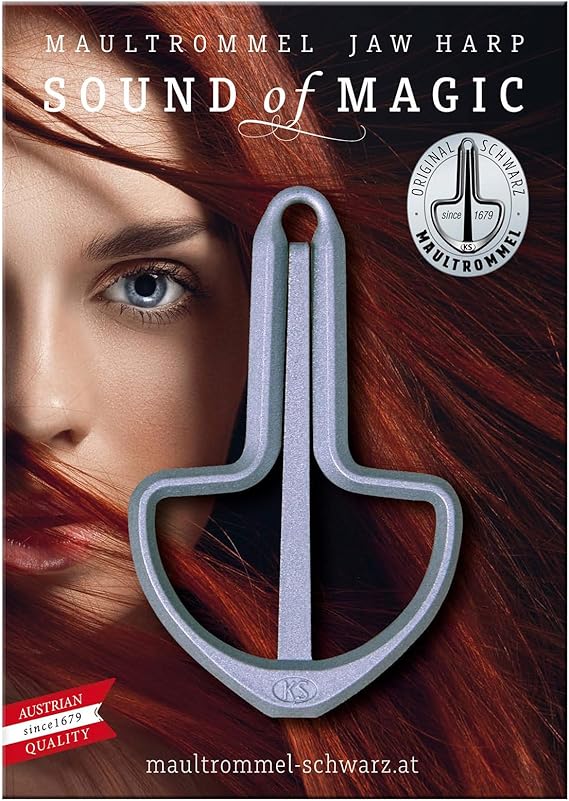 Schwarz SH-8 Jaw Harp Handcrafted Austrian Mouth Harp Individual #8 Durable Brass & Spring Steel Traditional Half-Moon Design for Folk, Jazz & Modern Music