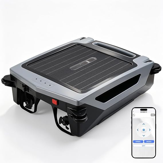 Solar Pool Skimmer Robot, App Control 24/7 Auto Cleaner