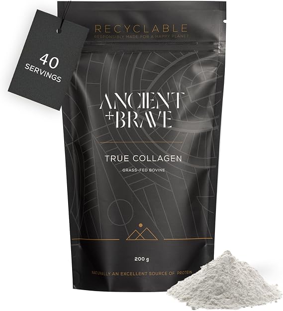 Ancient + Brave True Collagen Powder 200g | 40 Servings | Bovine Collagen