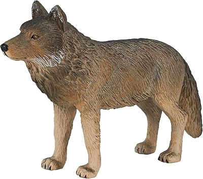 MOJO Timber Wolf Standing Toy Figure