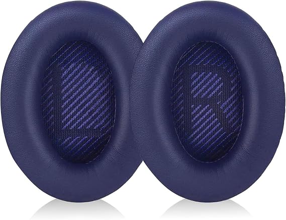 Bose Profesyonel Kulak Pedi Bose QC35 ii için yedek kulaklık Pedi yastıkları QC35 QC35 QC25 QC15 QC2 AE2 AE2i uyumlu kulaklık ped sünger Yastık Minder earpad (Lacivert)