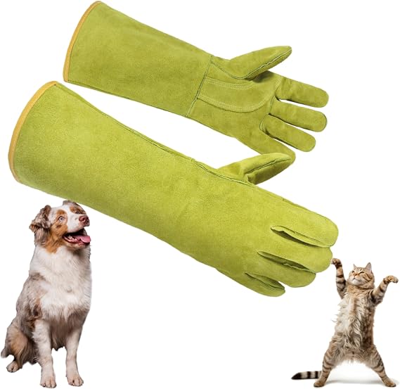 HANDLANDY HLDD Animal Handing Gloves- Bite Proof, Puncture & Scratch Resistant for Safe Handling