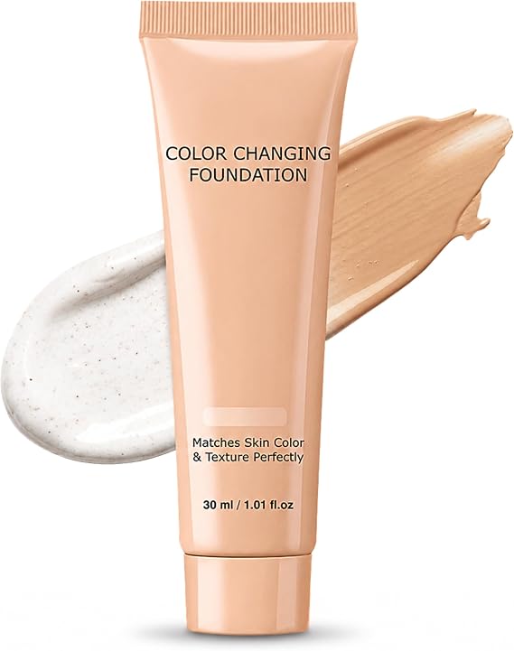 Colour Changing Foundation for Mature Skin, Colour Change Foundation Medium