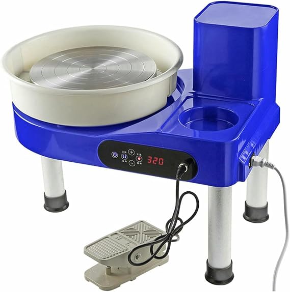 200W Electric Potter Wheel, Ceramic Pottery Wheels Heavy Duty Pottery Forming Machine with Foot Pedal and LCD Touch Screen, for Beginner DIY Clay Tools at Home School Pottery Studios~/