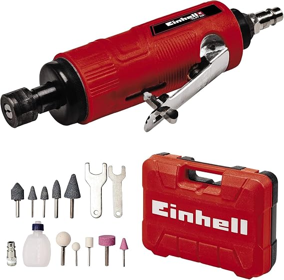 Einhell Air Moulder Grinding TC-PP 220 (10 grinding tips for sanding, polishing, engraving and deburring, carrying case, oil-free) - 4138540