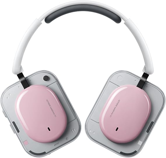 Nothing Headphone (a) 2026 New, Adaptive Active Noise Cancelling Headphones, Wireless Over Ear Bluetooth 5.4 ANC Headset with LDAC Hi-Res, 5 HD Mics Ultra Bass via APP, 135 Hours Playtime, Pink