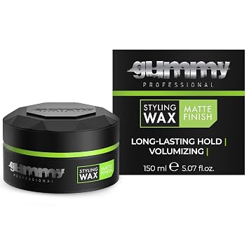 Gummy Professional Hair Styling Wax for Men & Women - Strong Hold Matte Finish - Flexible Hair Product for Long-Lasting Hold, Grooming, and Texturizing w/Professional Salon-Quality Finish 150ml | Matte Finish