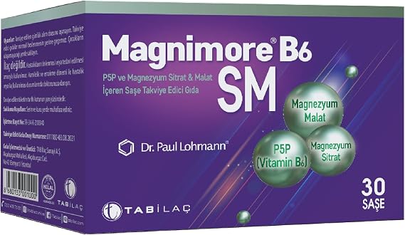 Tab Ilaç Magnimore B6 Sm 30 Saşe