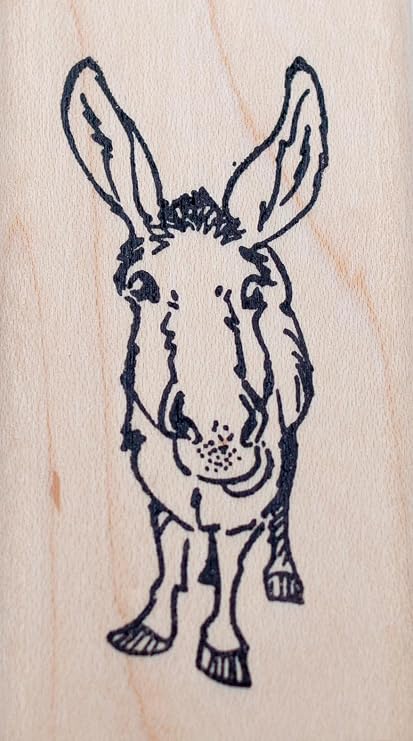 Donkey Rubber Stamp