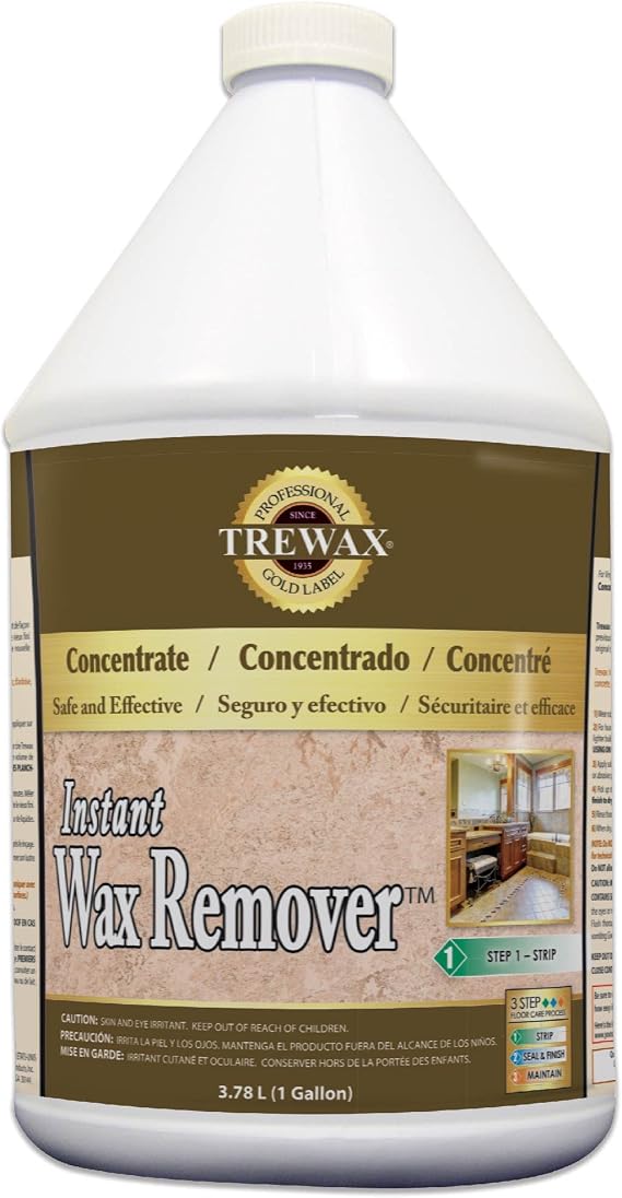 Gold Label Heavy-Duty Floor Stripper, Floor Cleaner, 1 Gallon | Concentrated Formula, Ideal for Vinyl, Terrazzo, Concrete, Rubber, Asphalt-Tile