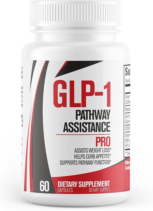 GLP-1 PRO | Weight Loss Pills, Appetite Suppressant & Fat Burner for Men & Women | Supports Healthy Pathways Associated with GLP-1 Activity | 3rd Party Tested - 60 Capsules for Adults