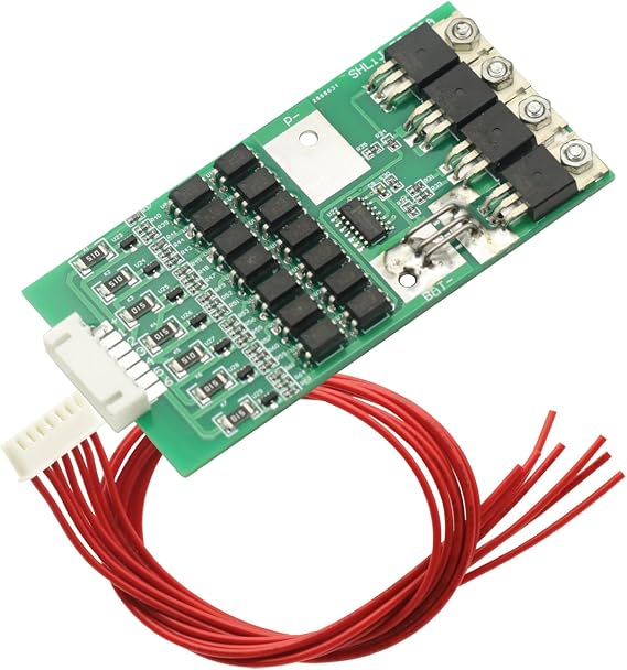 7S 24V 20A Lithium Battery BMS Board Charging Controller with Balancing Function Module