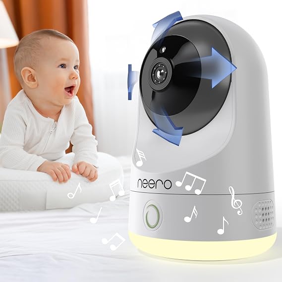 Video Baby Monitor No WiFi Needed - 1000ft Range Infant Non WiFi Baby Infant Monitor with Camera and Audio Suitable for Pets, Elderly & Travel Camera ONLY