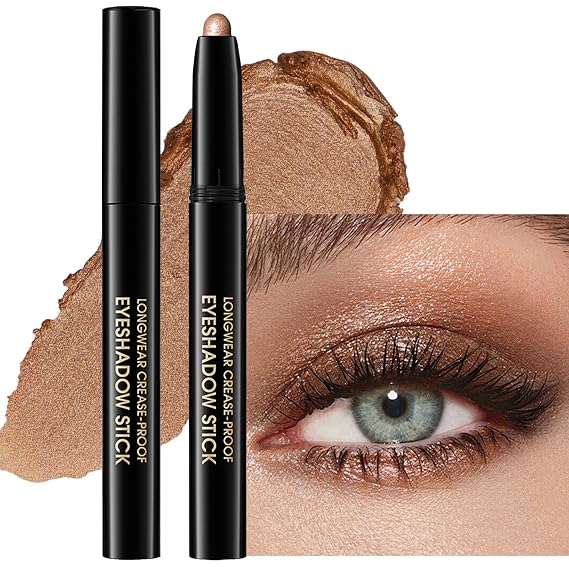 Cream Eyeshadow Stick Caramel Shimmer Eye Brightener Pencil