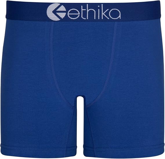 Ethika Men's Mid Boxer Brief, Winner Blue(BLU,S)
