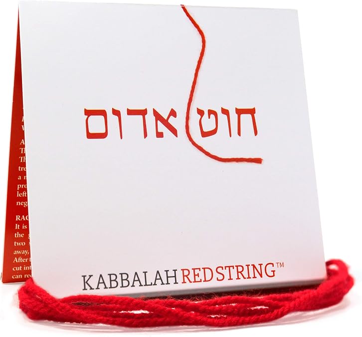 The Original Kabbalah Red String Bracelet from Israel - 60" Wool Cord for Spiritual Protection with Blessing, Prayer & Instructions (For Adults) for up to 7 Evil Eye Protection Bracelets - Single, 2 Pack or 4 Pack