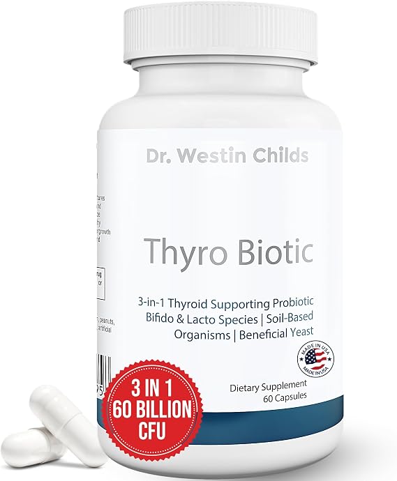 Dr. Westin Childs Probiotic, Saccharomyces Boulardii, 60 Billion CFU | 3-in-1 gut health probiotic with beneficial yeast, lactobacillus, bifidobacterium and bacillus strains