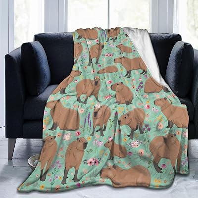 Capybara Gifts: Capybara Blanket for Girls, Boys, Kids, Women, Men, Adults - 40x50