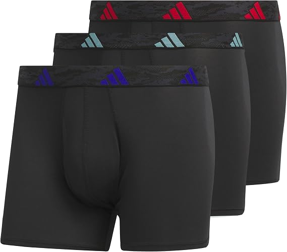 adidas Men's Microfiber Trunk Underwear 3-Pack