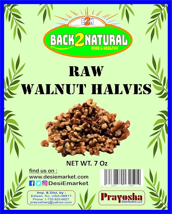 Back2Natural Organic Raw Walnuts - 7oz