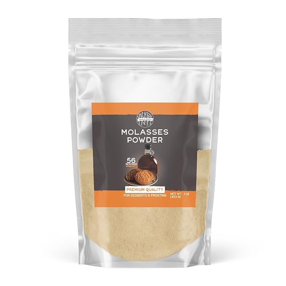 Birch & Meadow Molasses Sugar Powder, 1lb, From Cane Sugar, Flavoring & Sweetener