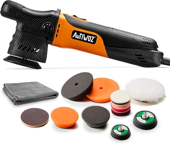 AUTIWOZ W02 Mini Car Polisher Buffer Sander Dual Action Polishing Machine
