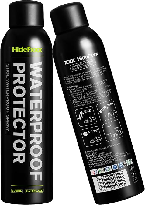 Shoe Protector Spray Waterproof Spray for Shoes 300ml - Suede Protector Spray for Sneaker Boots & Canvas