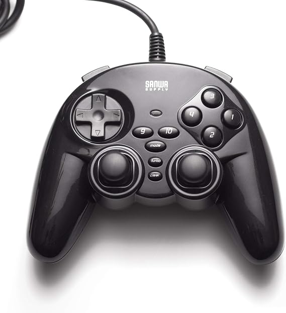 USB Gamepad Controller - Dual Vibration Feedback, Turbo Button, 4-Axis Analog, 12 Buttons - Retro Gaming PC Controller Compatible with Windows 98/2000/ME/XP/VISTA/7/8
