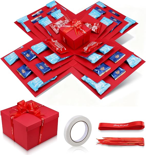Zourglow 5 Layer Creative Explosion Gift Box, Surprise Gift Box Explosion