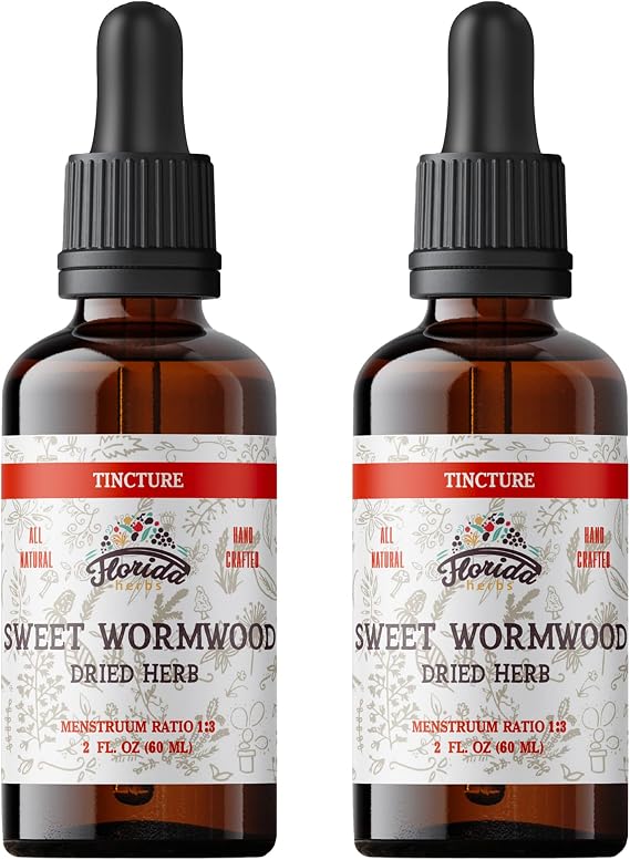 Sweet Wormwood Organic Tincture - Natural Supplement - Made in USA - 2 Fl Oz (Sweet Wormwood - 2 x 2 Fl Oz)