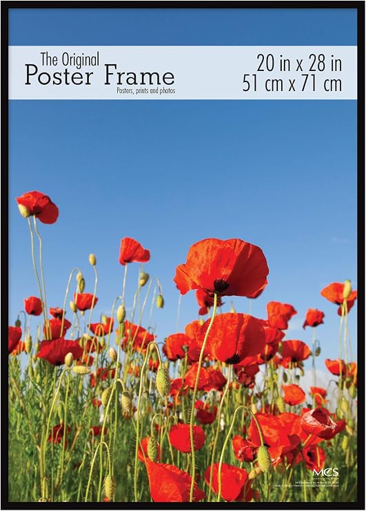 MCS Original Poster Frame, 20x28, Black