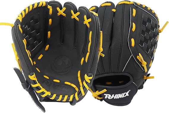 PHINIX Full Grain Pigskin Leather Youth&Adult Baseball Glove 11-12 Inch