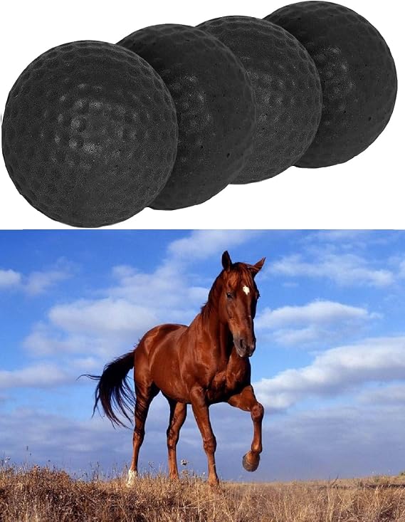 Ear Plug for Horses Foam Ear Plugs Ball tack and Supplies Horse Classic Equine Ear Plugs (Black)