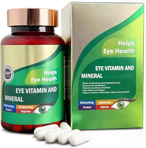 Lutein Zeaxanthin Eye Blend, Vitamins C E Zinc, Daily Eye Wellness Support