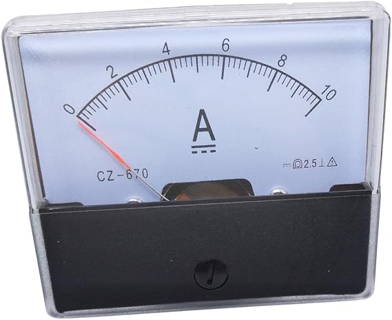 Analog Panel AMP Current Ammeter Meter Gauge DH-670 0-10A DC