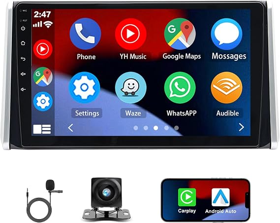 Car Stereo Radio for Toyota RAV4 Veranda XA50 2018 2019 2020 2021 2022 2023