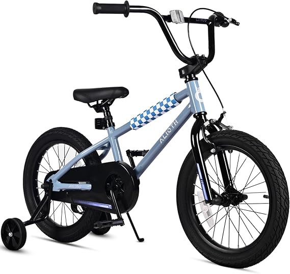 vollsch BMX Style 12 14 16 Inch Kids Bike Training Wheels 20'' Bicycle with Kickstand for 2-14 Years Old Toddlers Boys Girls Coaster Brake Multiple Colors