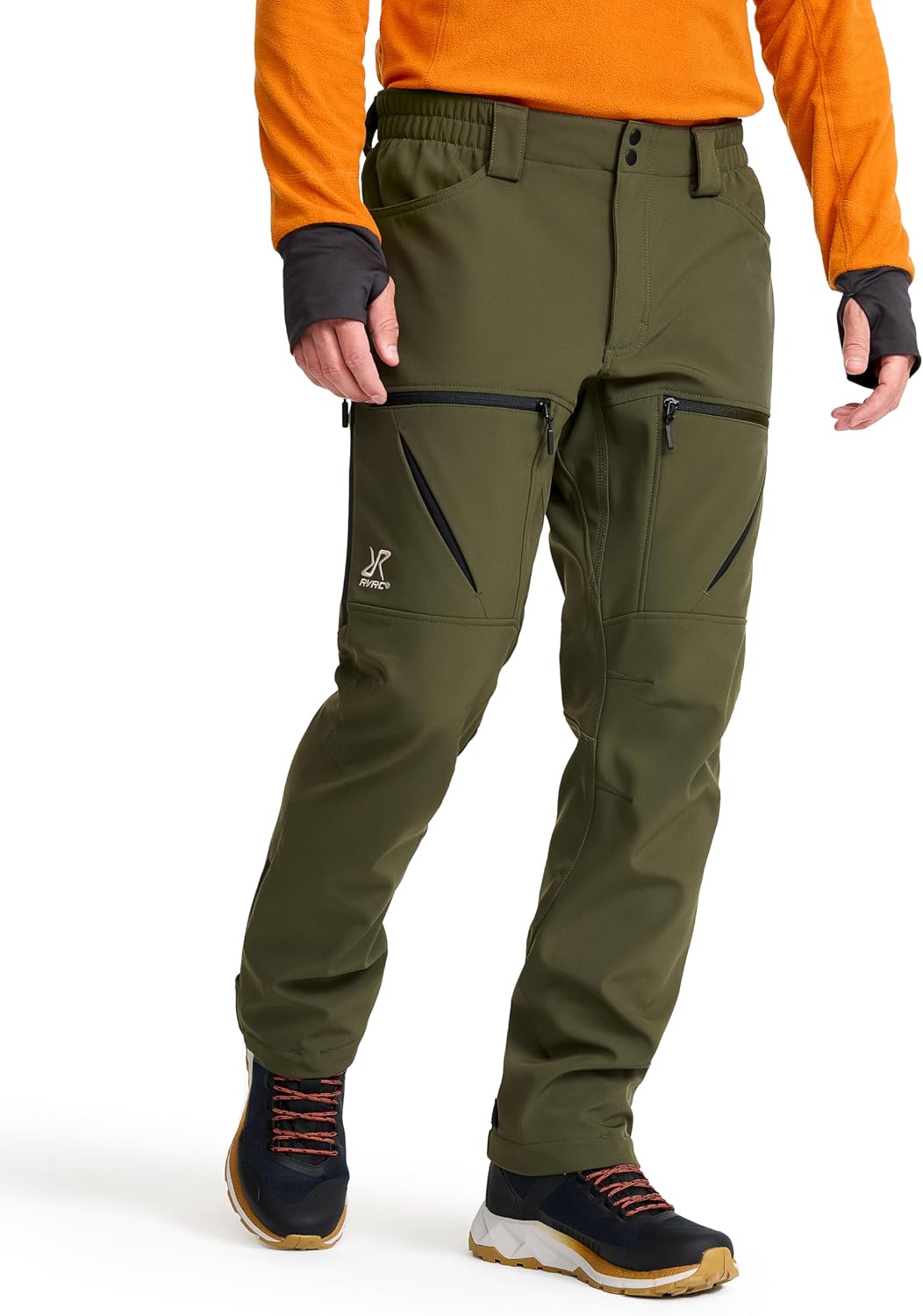RevolutionRace Hiball Softshell Pants for Men Outdoor Trousers for Hiking