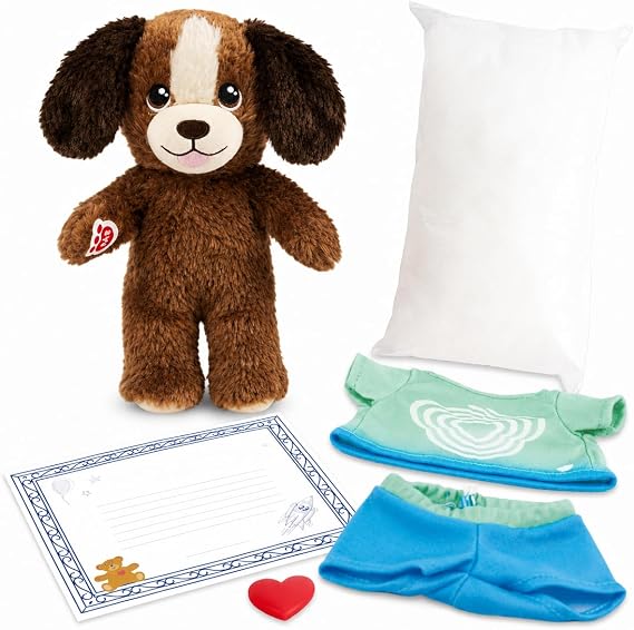 Casdon Build-A-Bear Mini Puppy Friend & Outfit, 9 Inch
